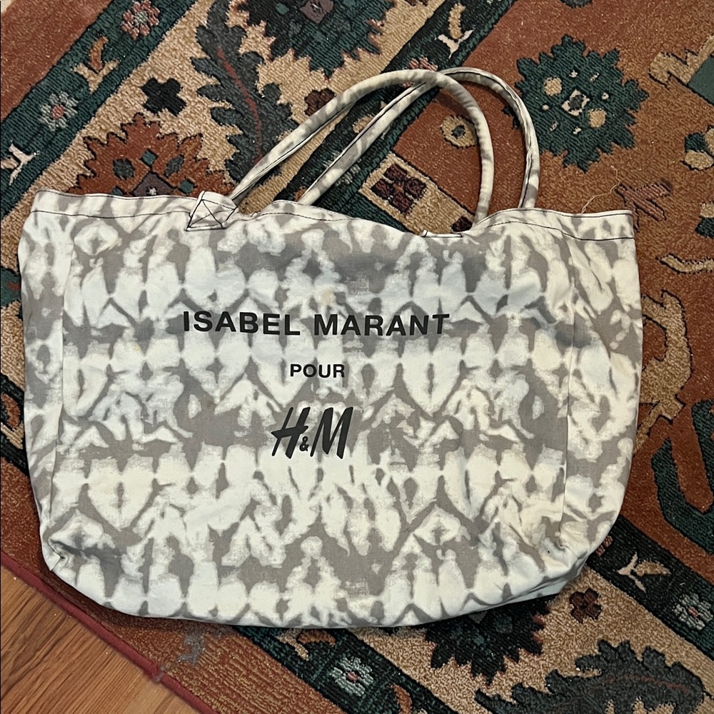 Isabel Marant for H&M Black and Cream Tote